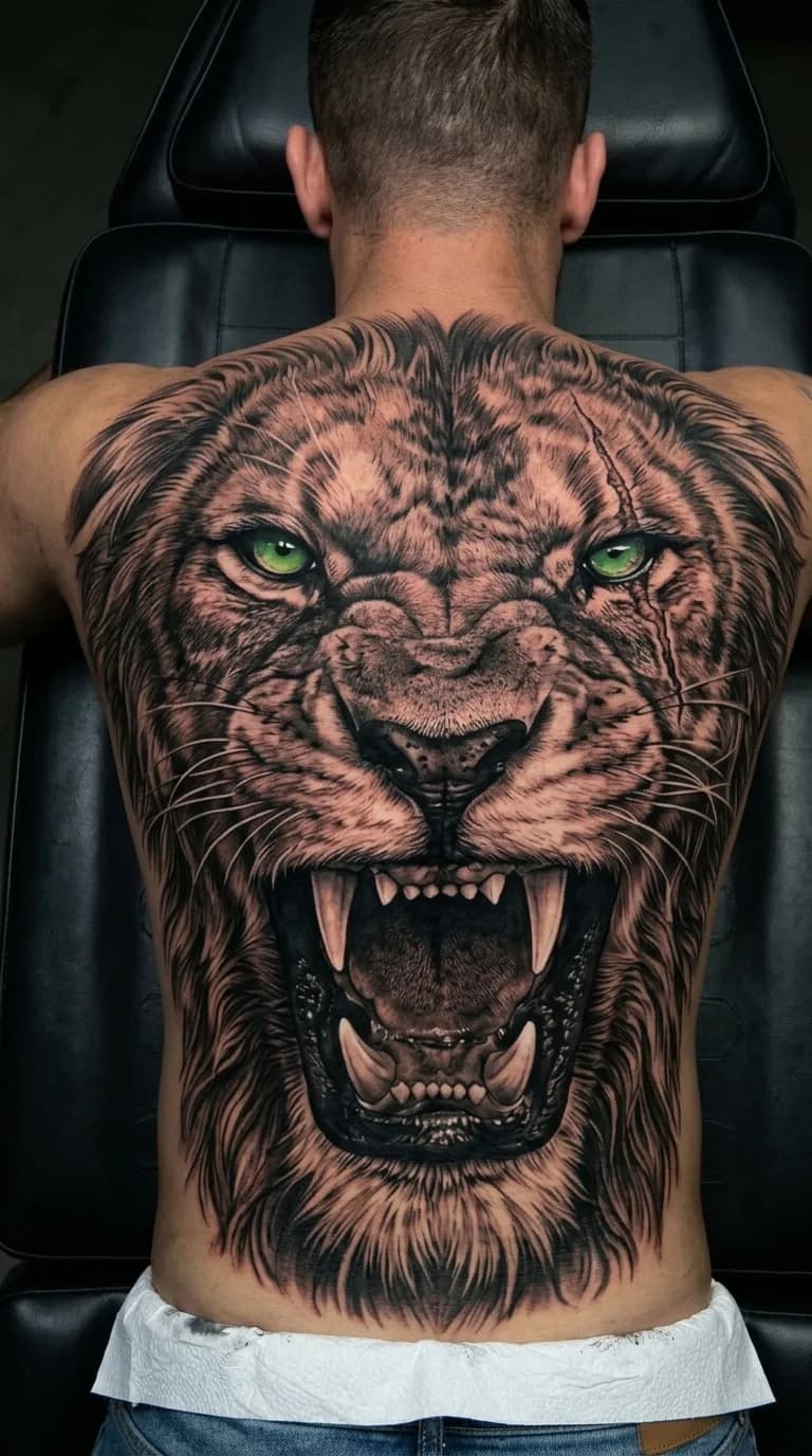 Tattoo Arte em Fechamento de Costas feita em São Paulo por Robson Torres