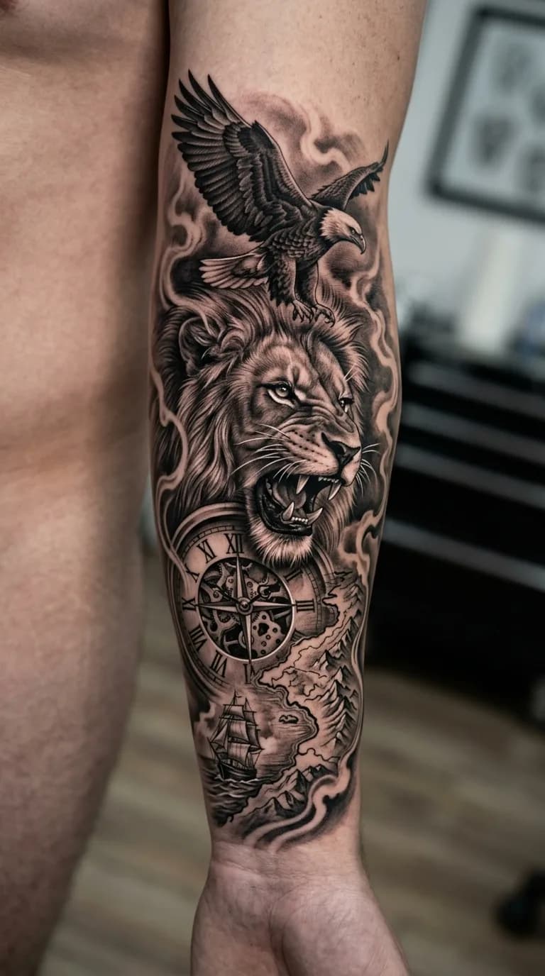 Tattoo Realismo B&G feita em São Paulo por Robson Torres